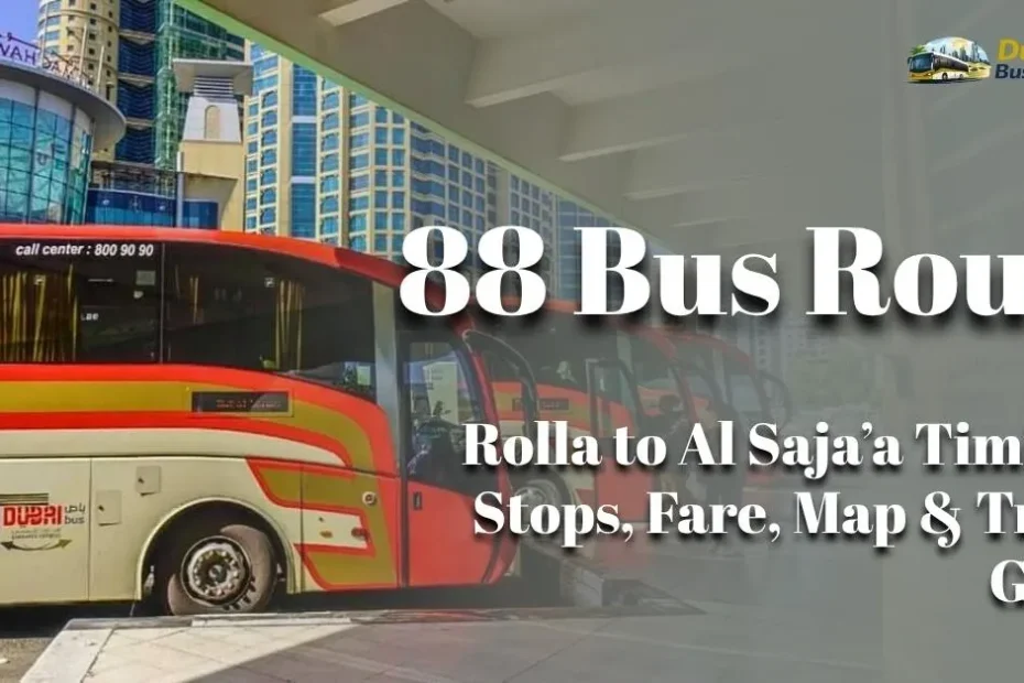 88 Bus Route 2026
