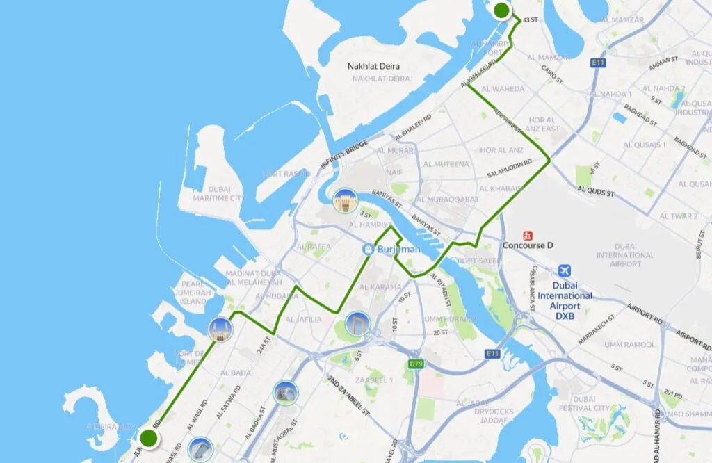 C10 Bus Route Map