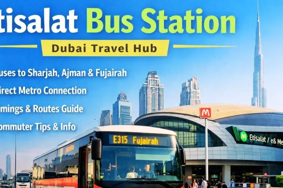 Etisalat Bus Station (Dubai) – Complete Guide, Routes, Timings & Travel Tips (2026)