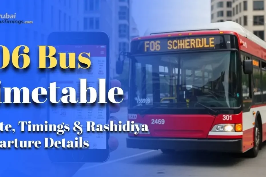 F06 Bus Timetable (2026 Guide) – Route, Timings & Rashidiya Departure Details