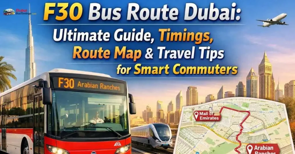 F30 Bus Route Dubai 2026: Ultimate Guide, Timings, Route Map & Travel Tips for Smart Commuters