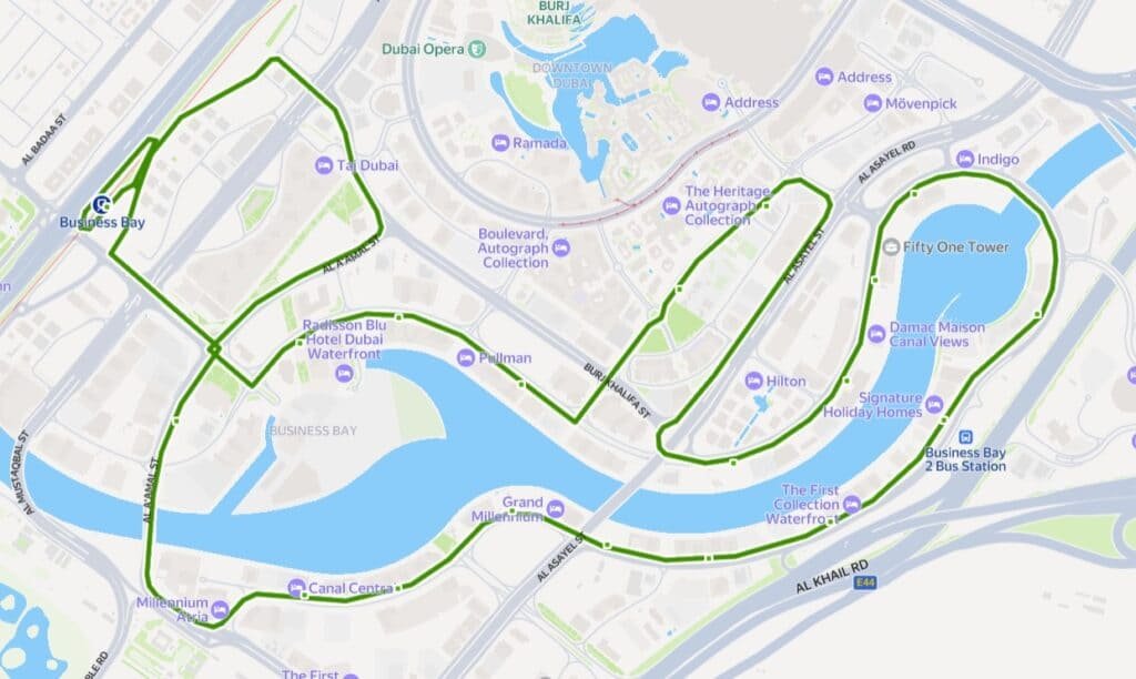 F41 Bus Route Map