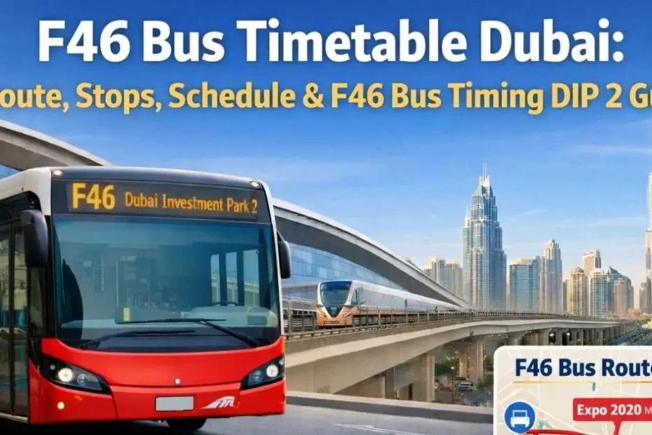 F46 Bus Timetable Dubai 2026: Route, Stops, Schedule & F46 Bus Timing DIP 2 Guide