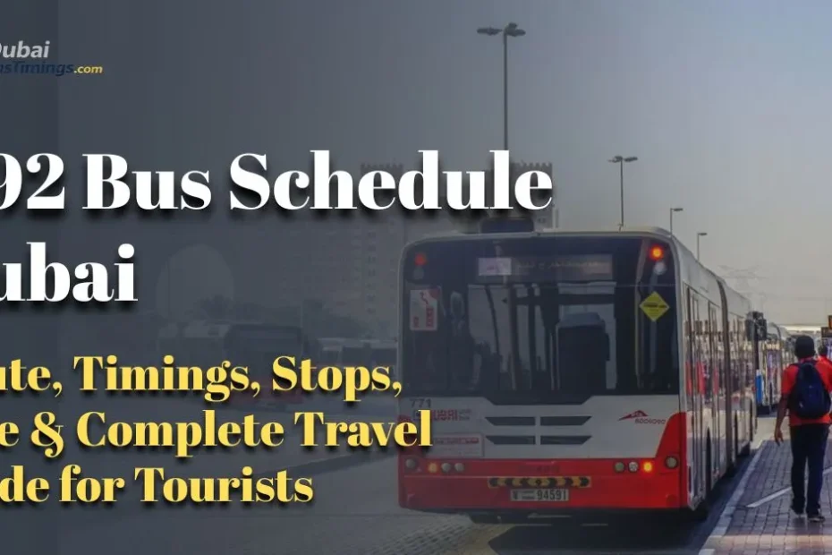 X92 Bus Schedule