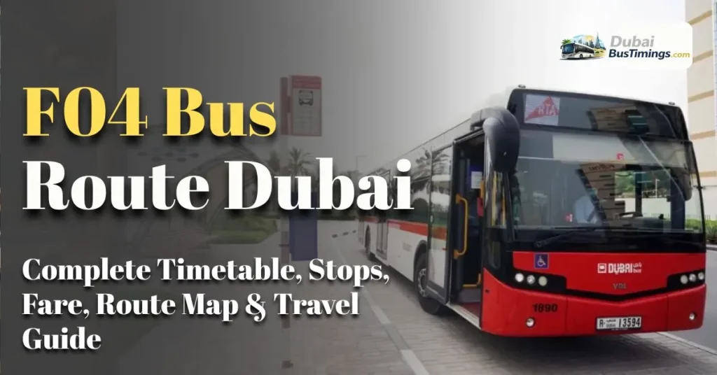F04 Bus Route Dubai