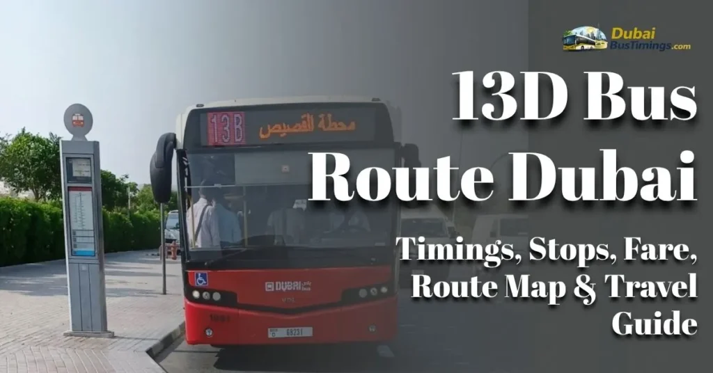13D Bus Route Dubai
