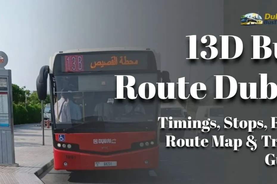 13D Bus Route Dubai
