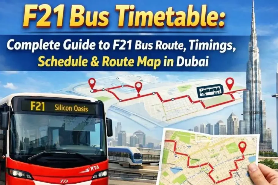 F21 Bus Timetable 2026: Complete Guide to F21 Bus Route, Timings, Schedule & Route Map in Dubai