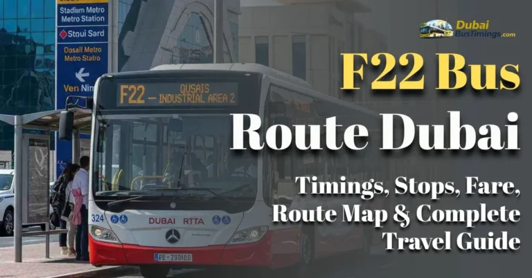 F22 Bus Route Dubai
