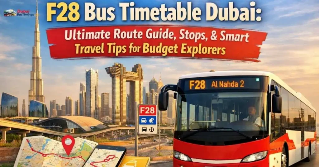 F28 Bus Timetable Dubai 2026: Ultimate Route Guide, Stops, & Smart Travel Tips for Budget Explorers