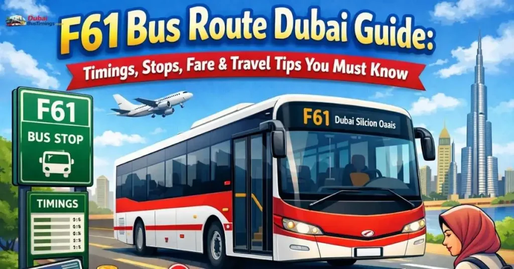 F61 Bus Route Dubai Guide Timings Stops Fare Travel Tips You Must Know