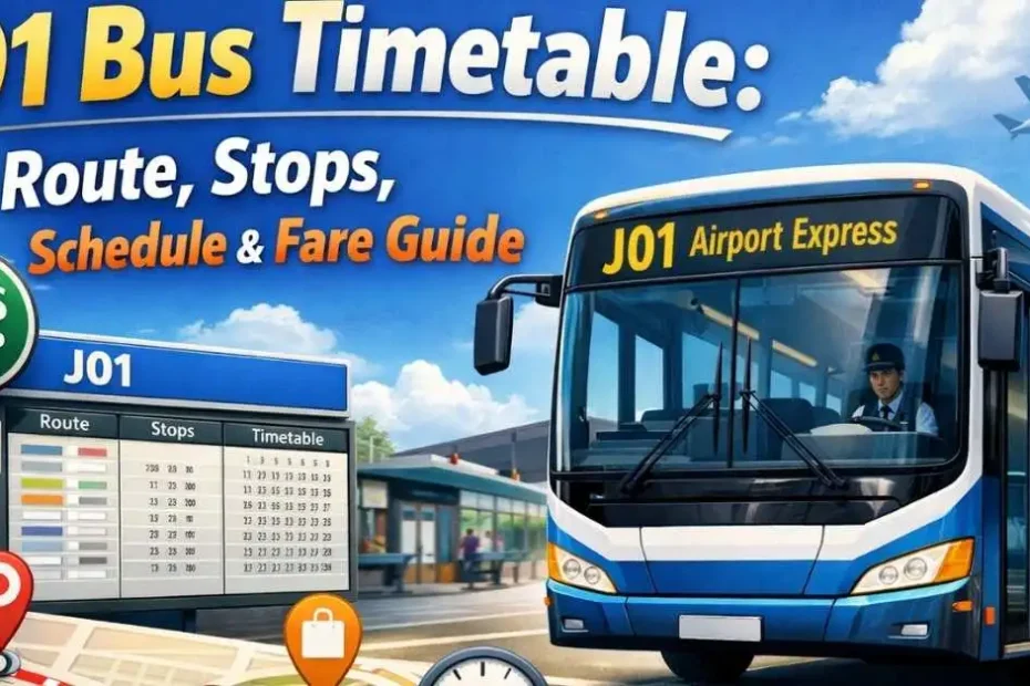 J01 Bus Timetable 2026: Route, Stops, Schedule & Fare Guide