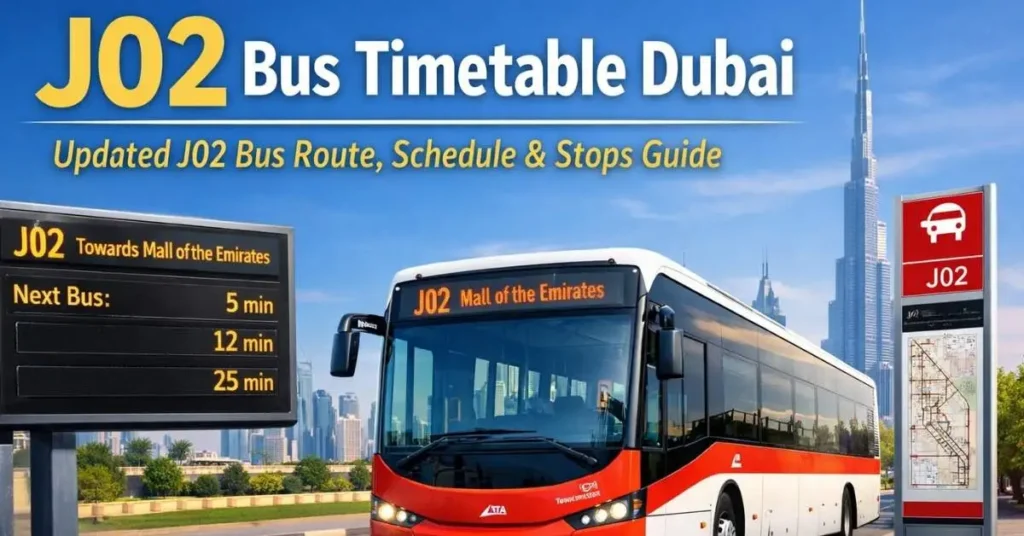 J02 Bus Timetable 2026 Dubai – Updated J02 Bus Route, Schedule & Stops Guide