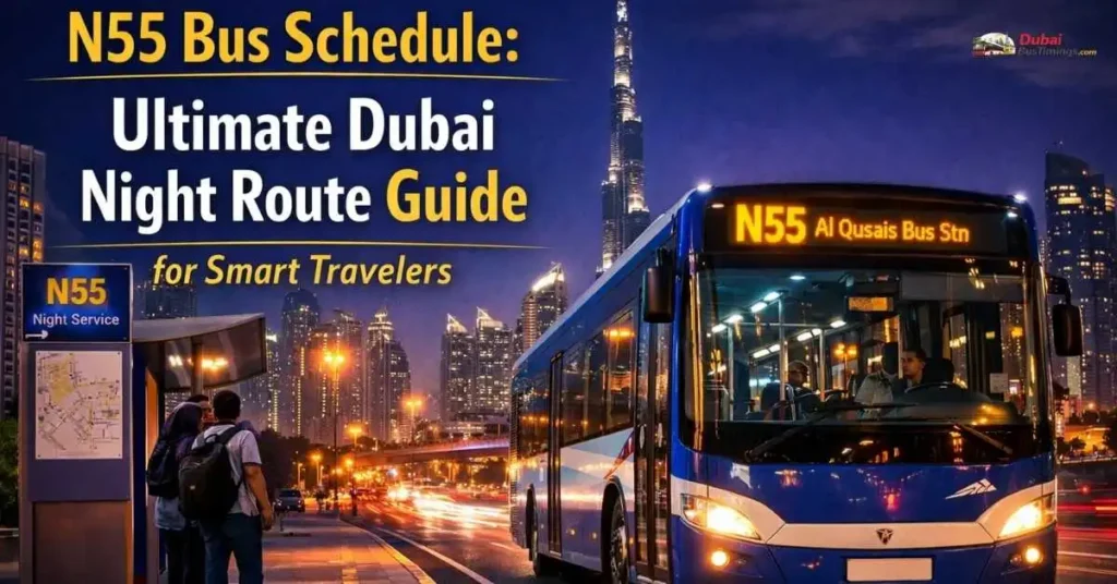 N55 Bus Schedule 2026: Ultimate Dubai Night Route Guide for Smart Travelers