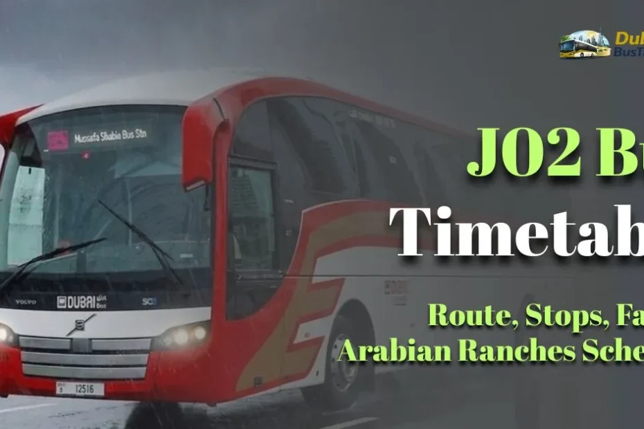J02 Bus Timetable