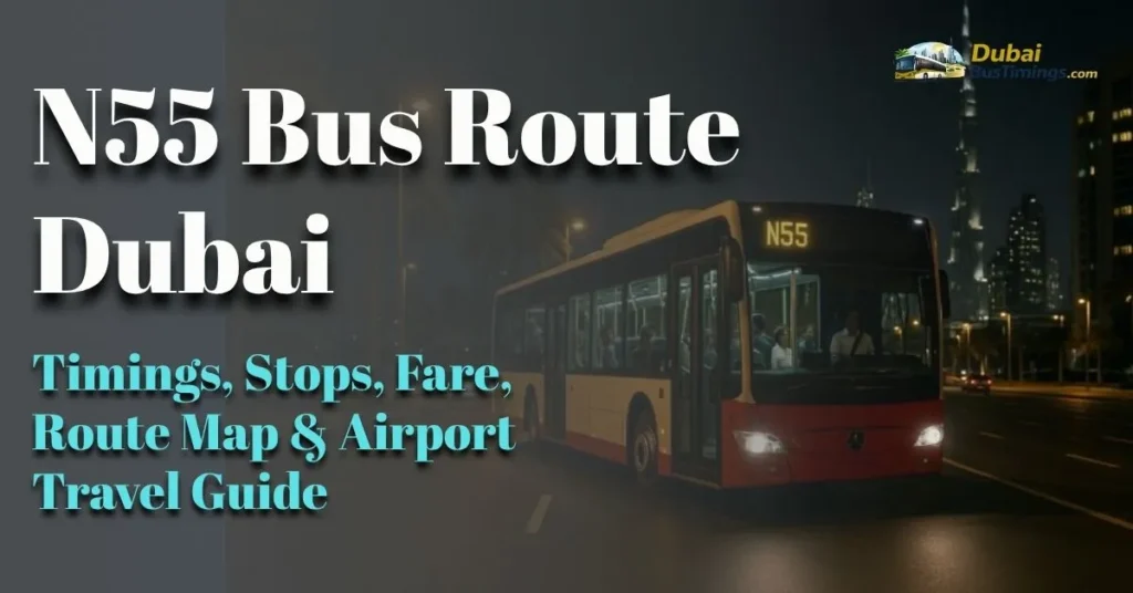 N55 Bus Route Dubai 2026