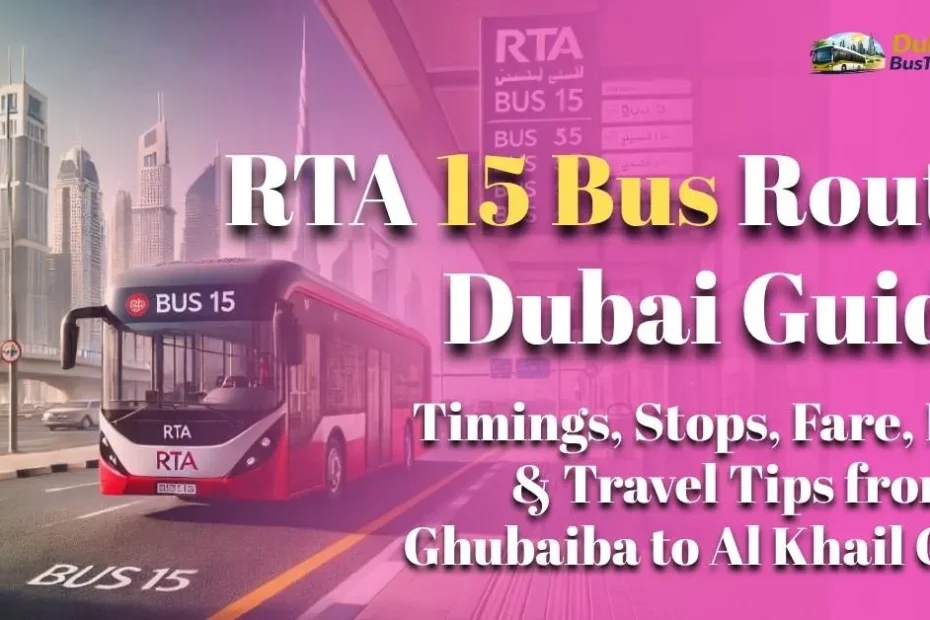 RTA 15 Bus Route Dubai guide