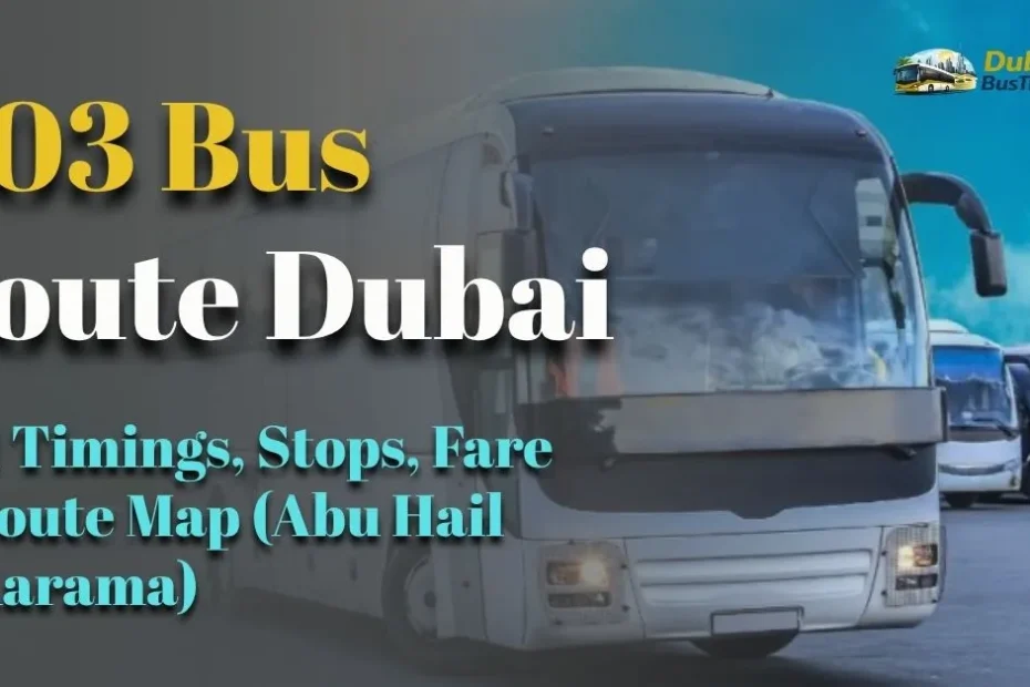 C03 Bus Route Dubai