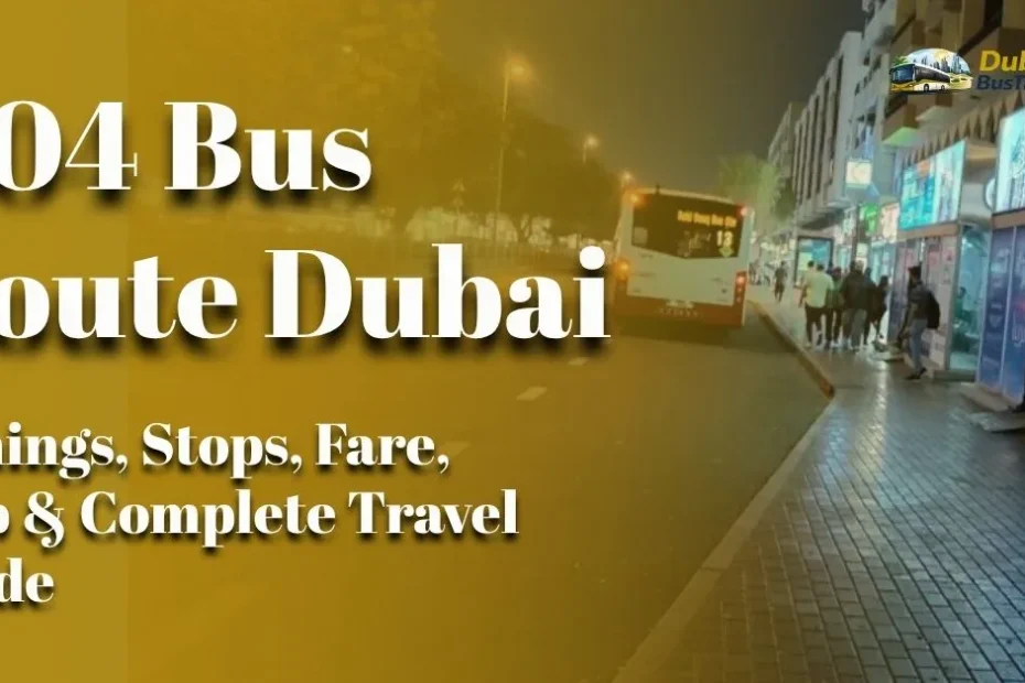 C04 Bus Route Dubai 2026