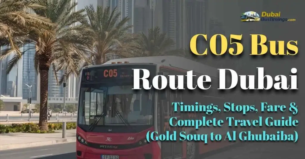 C05 Bus Route Dubai