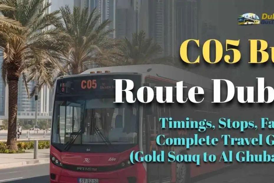 C05 Bus Route Dubai