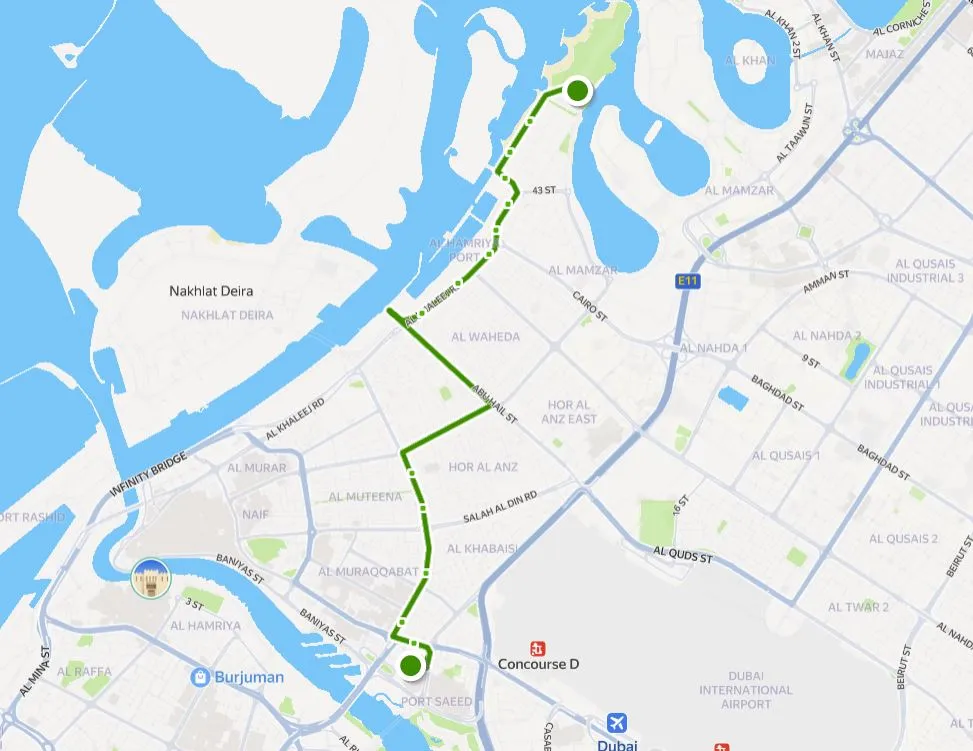 C15 Bus Route Map