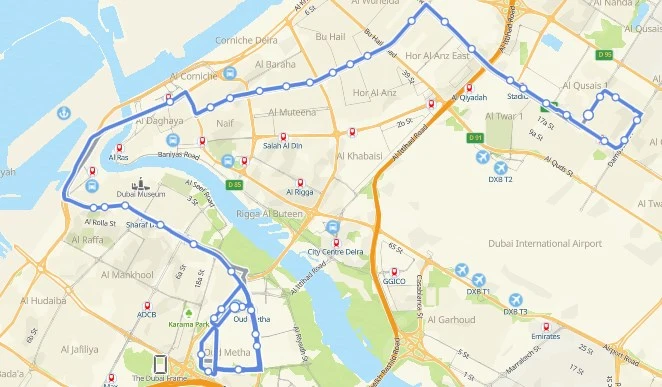C18 Bus Route Map
