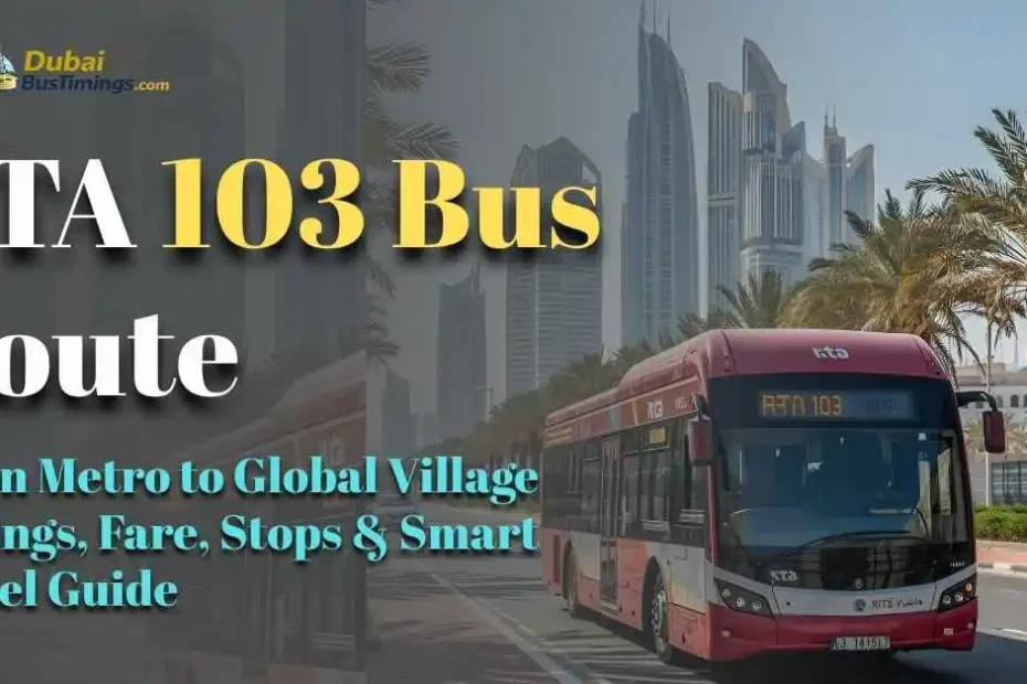 RTA 103 Bus Route