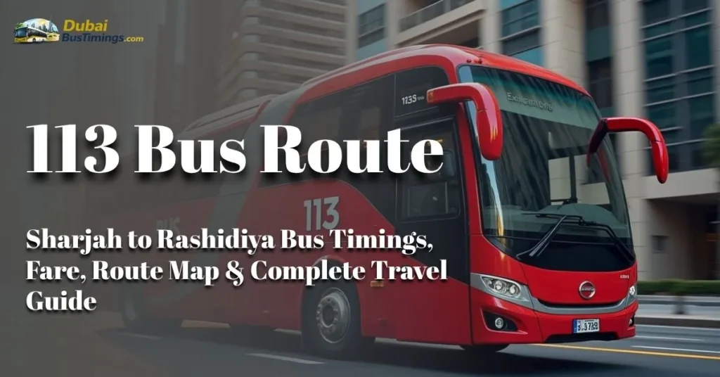 113 Bus Route