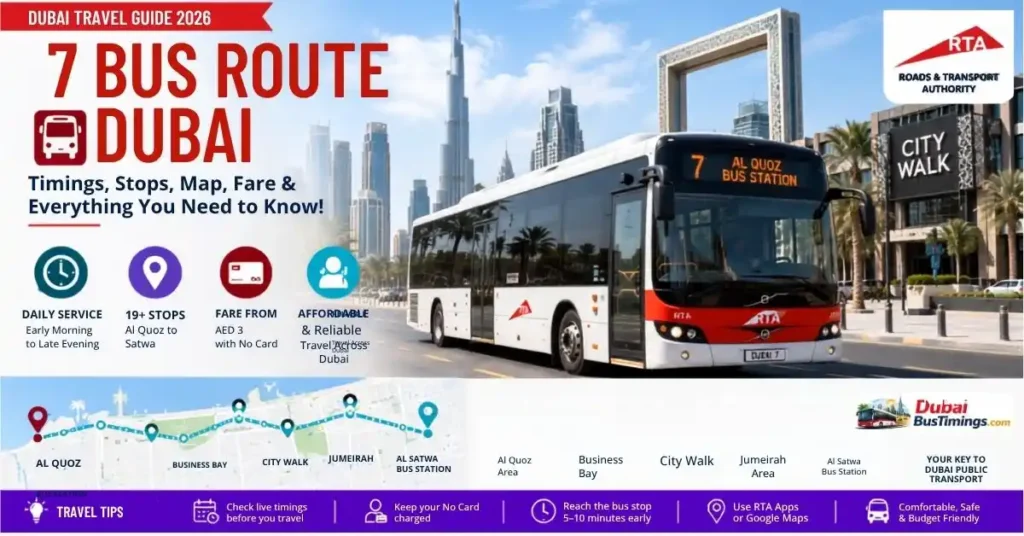 7 Bus Route Dubai