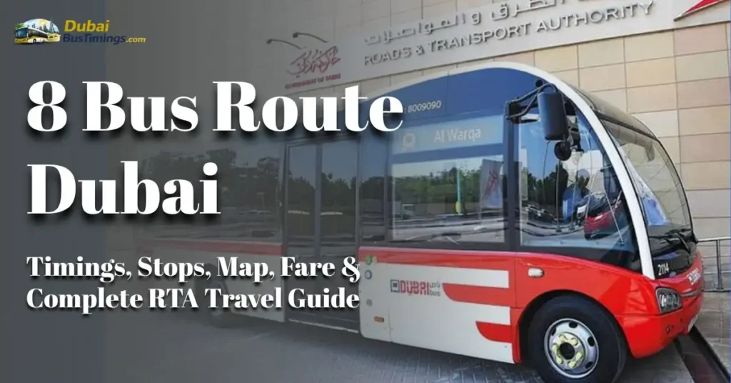 8 Bus Route Dubai