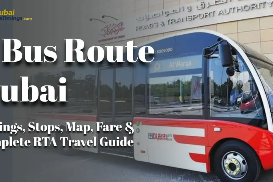 8 Bus Route Dubai