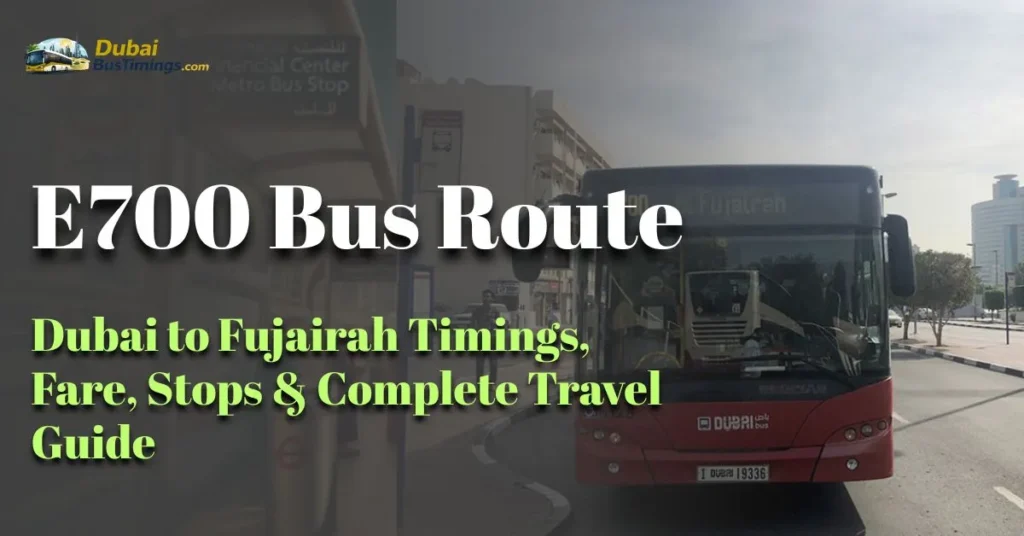 E700 Bus Route