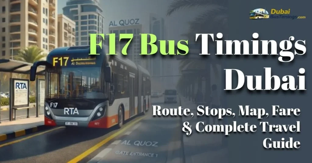 F17 Bus Timings Dubai