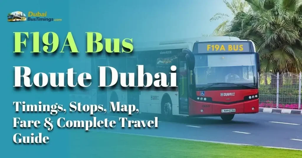 F19A Bus Route Dubai