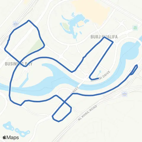 F19A Bus Route Map