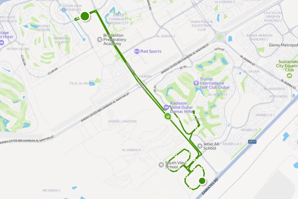J04 Bus Route Map
