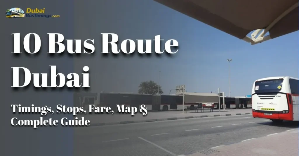 10 Bus Route Dubai