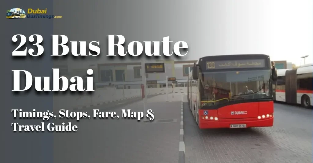 23 Bus Route Dubai