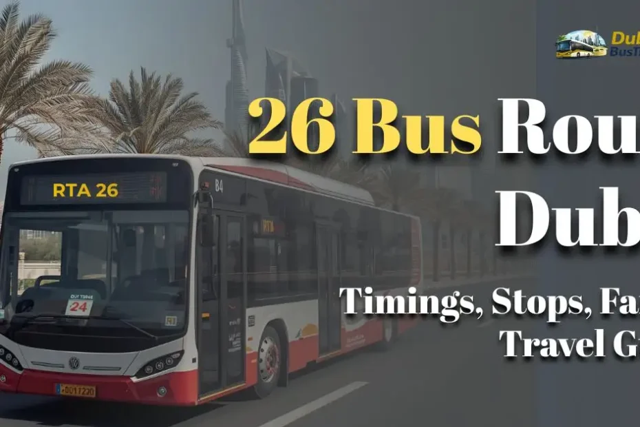 26 Bus Route Dubai