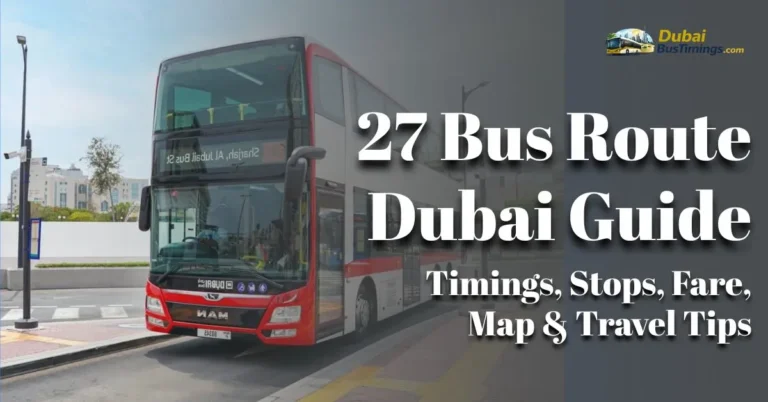 27 Bus Route Dubai