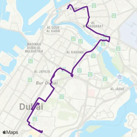 27 Bus Route Map