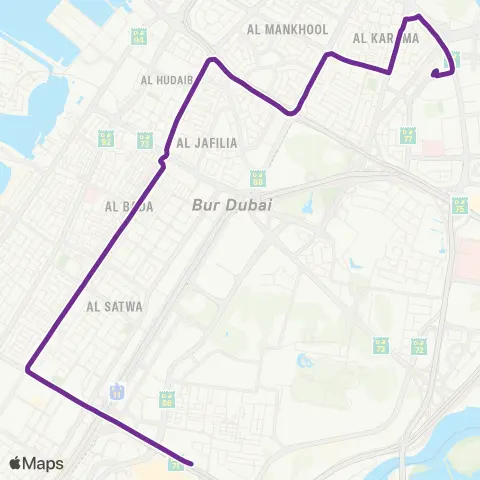28 Bus Route Map