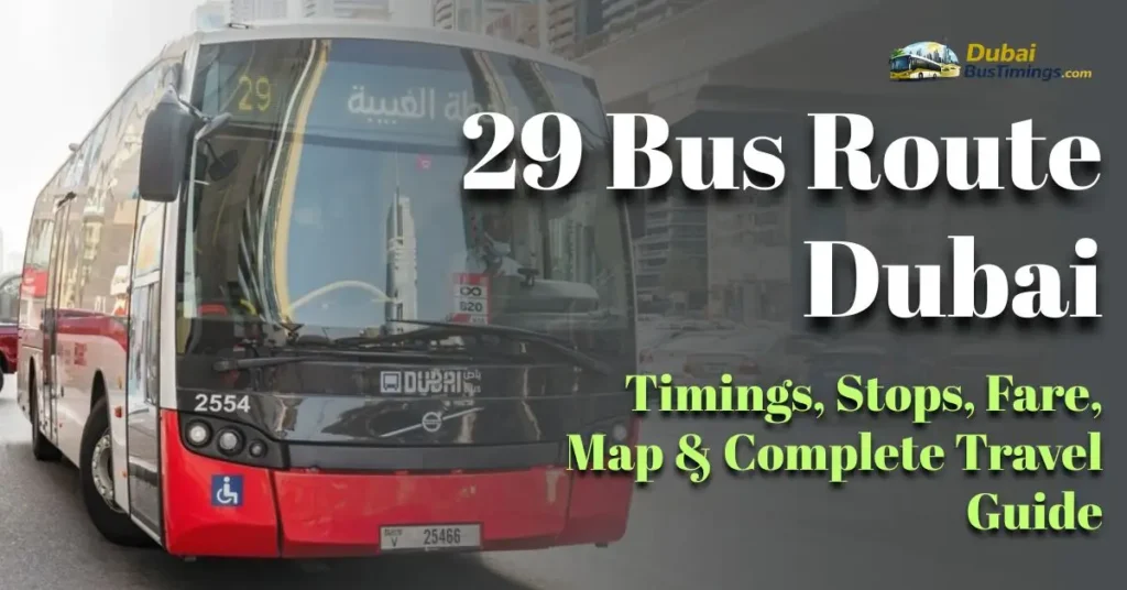 29 Bus Route Dubai