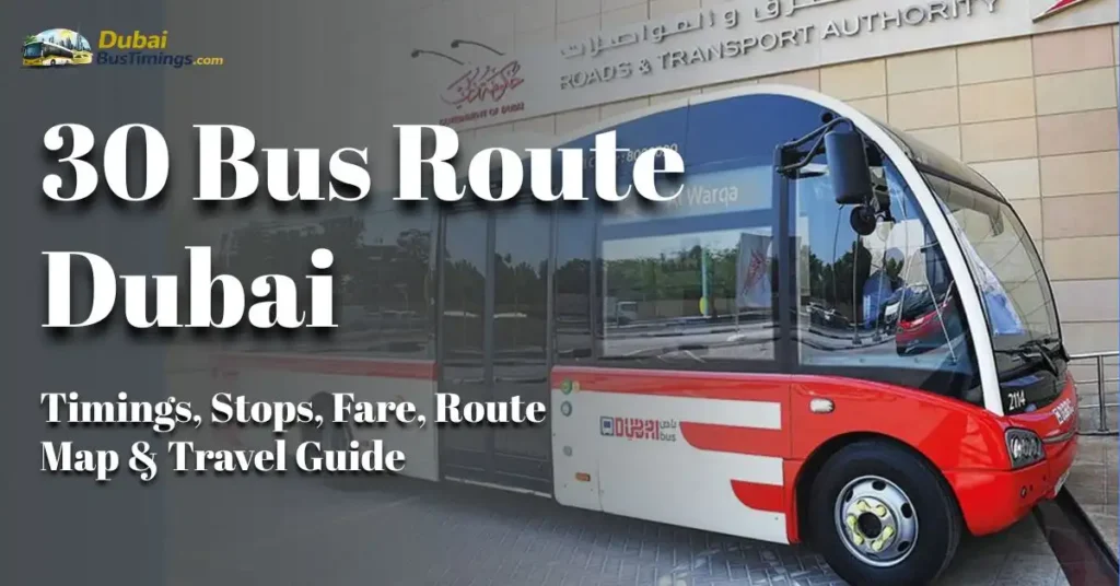 30 Bus Route Dubai