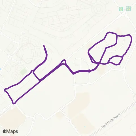 31 Bus Route Dubai Map from Oud Al Mateena to Airport Terminal 2