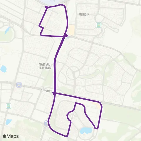 310 Bus Route Map
