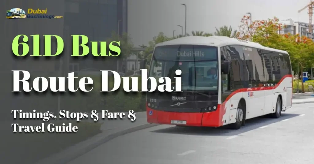 61D Bus Route Dubai