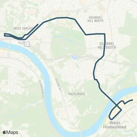 61D Route Map
