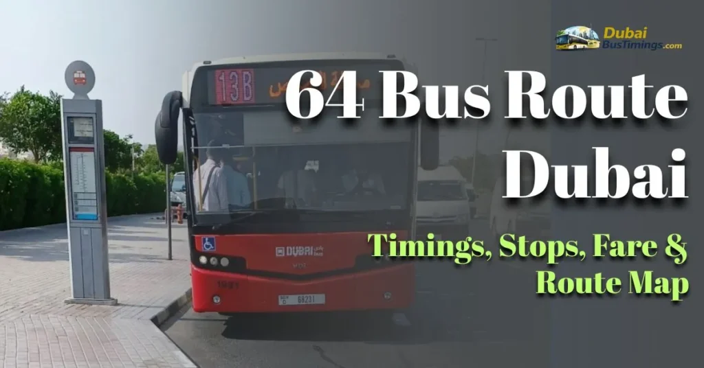64 Bus Route Dubai